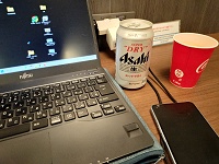 ビールは一杯だけ