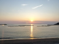 沈む夕日