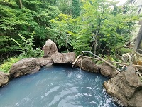 かけ流しの温泉