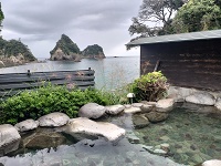 渚の露天風呂