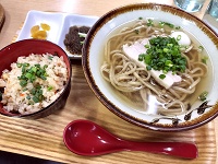 朝そば定食